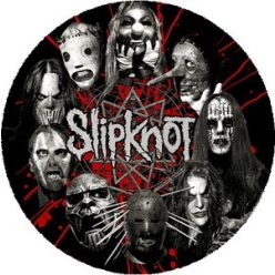 SLIPKNOT: Circle Masks (nagy jelvény, 3,7 cm)