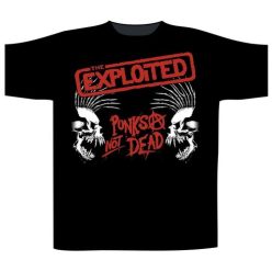 EXPLOITED: Punks Not Dead Skulls (póló)