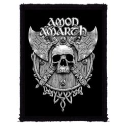 AMON AMARTH: Skull And Axes (7 cm x 9,5 cm) (felvarró)