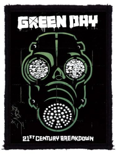 GREEN DAY: Gas Mask (70x95) (felvarró)