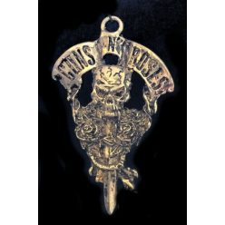 GUNS N' ROSES: Kard+koponya (medál)