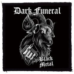 DARK FUNERAL: Black Metal Goat (9,5 cm x 9,5 cm) (felvarró)