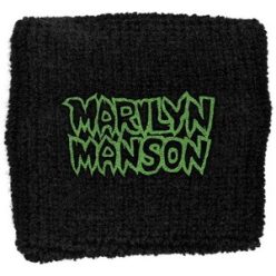 MARILYN MANSON: Logo (frottír csuklószorító)