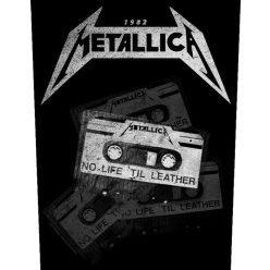   METALLICA: No Life 'til Leather (hátfelvarró / backpatch)