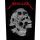 METALLICA: Skulls Hardwired (hátfelvarró / backpatch)