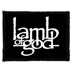LAMB OF GOD: Logo (9,5 cm x 6,5 cm) (patch)