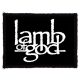 LAMB OF GOD: Logo (95x65) (felvarró)
