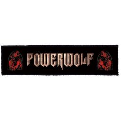 POWERWOLF: Logo Superstrip (20 cm x 5 cm) (felvarró)