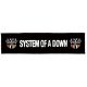 SYSTEM OF A DOWN: Logo Superstrip (20 x 5 cm) (felvarró)