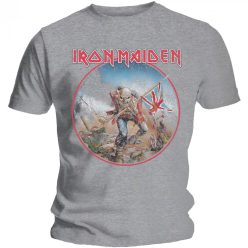 IRON MAIDEN: Trooper Vintage Circle (grey) (póló)