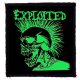 EXPLOITED: Green Skull (85x95) (felvarró)