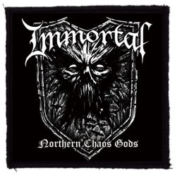 IMMORTAL: Northern Chaos Gods (9,5 cm x 9,5 cm) (felvarró)