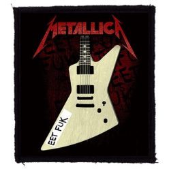 METALLICA: Eet Fuk (8 cm x 9,5 cm) (felvarró)