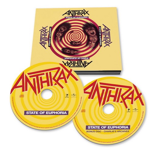 ANTHRAX: State Of Euphoria (2CD, 30th Anniversary)
