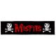 MISFITS: Logo Superstrip (20 x 5 cm) (felvarró)