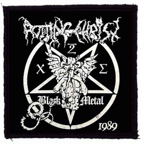 ROTTING CHRIST: Black Metal (95x95) (felvarró)