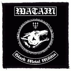 WATAIN: Black Metal Militia (9,5 cm x 9,5 cm) (patch)