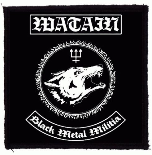 WATAIN: Black Metal Militia (95x95) (felvarró)