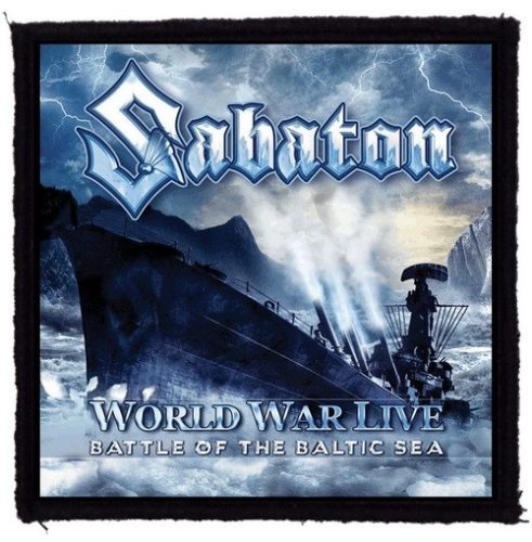 SABATON: World War Live (9,5 cm x 9,5 cm) (felvarró)