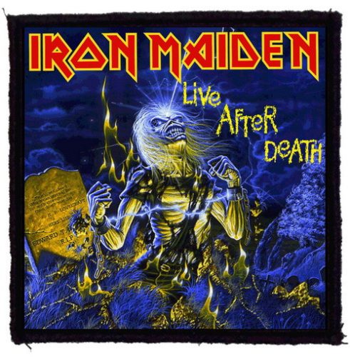 IRON MAIDEN: Live After Death (95x95) (felvarró)