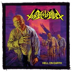 TOXIC HOLOCAUST: Hell On Earth (9,5 cm x 9,5 cm) (patch)