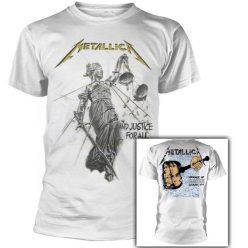 METALLICA: And Justice For All (white) (póló)