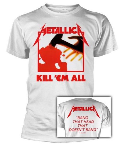 METALLICA: Kill 'em All (white) (póló)