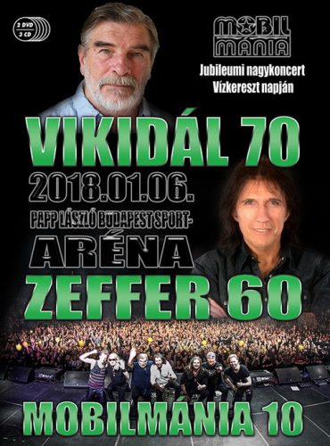 MOBILMÁNIA: Vikidál 70 Zeffer 60 (2DVD+3CD)