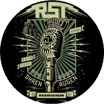 RAMMSTEIN: Radio (nagy jelvény, 3,7 cm)