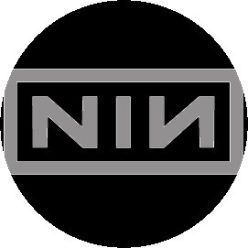 NINE INCH NAILS: Logo (badge, 2,5 cm)