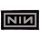 NINE INCH NAILS: Logo (9,5 cm x 4,5 cm) (felvarró)