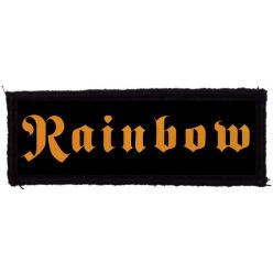 RAINBOW: Logo (12,5 cm x 4 cm) (patch)