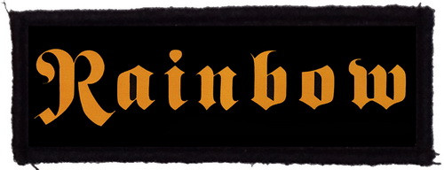 RAINBOW: Logo (125x40) (felvarró)