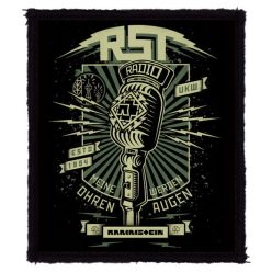 RAMMSTEIN: Radio (8 cm x 9,5 cm) (felvarró)