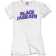BLACK SABBATH: Wavy Logo White (női)