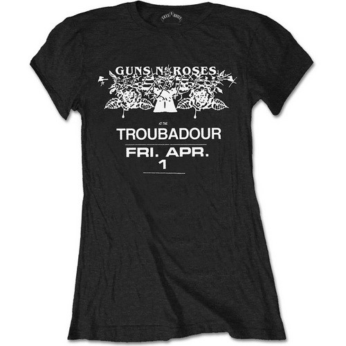 GUNS N' ROSES: Troubadour Flyer (női)