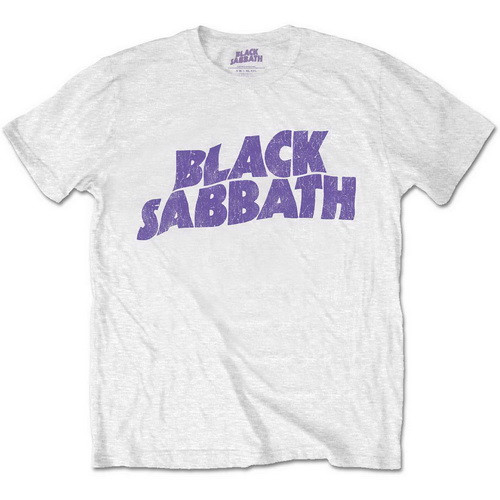 BLACK SABBATH: Wavy Logo White (kids)
