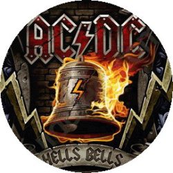 AC/DC: Hells Bells (nagy jelvény, 3,7 cm)