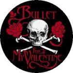 BULLET FOR MY VALENTINE: Skull Logo (nagy jelvény, 3,7 cm)