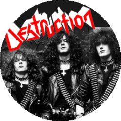 DESTRUCTION: Band (big badge, 3.7 cm) 