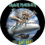 IRON MAIDEN: Flight 666 (nagy jelvény, 3,7 cm)