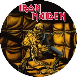 IRON MAIDEN: Piece Of Mind (nagy jelvény, 3,7 cm)