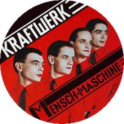 KRAFTWERK: Die Mensch-Machine (nagy jelvény, 3,7 cm)