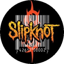 SLIPKNOT: Barcode (nagy jelvény, 3,7 cm)