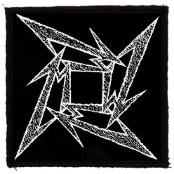 METALLICA: Ninja Logo (9,5 cm x 9,5 cm) (felvarró)