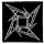 METALLICA: Ninja Logo (9,5 cm x 9,5 cm) (felvarró)