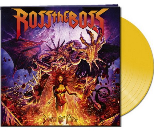 ROSS THE BOSS: Born On Fire (LP, yellow, ltd.)