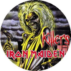 IRON MAIDEN: Killers (nagy jelvény, 3,7 cm)