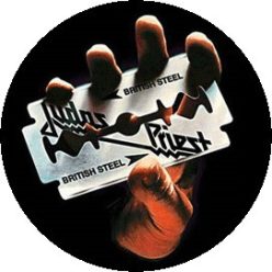 JUDAS PRIEST: British Steel (nagy jelvény, 3,7 cm)