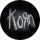 KORN: Stone Logo (big badge, 3.7 cm) 
